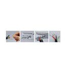 8.6''/220mm High Carbon Steel Wire Stripper Cutter Insulated Crimp Pliers Hand