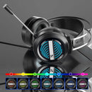X9 Wired USB Gaming Headset 7.1 with Mic 7 LED Light for  PC Laptop Black