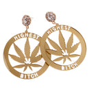 1 Pair Acrylic Dangle Earrings for Women Girls, Boho Statement Drop Hoop Eardrop
