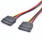 15 Pin Sata Male to 2 Sata Female Power Splitter Y Cable 20cm JR