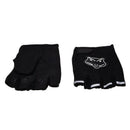 Pair Motorcycle Motorbike Riding Racing Bike Fingerless Gloves Black