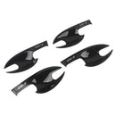 Car Carbon Fiber Outer Door Handle Protective Cover Decorative Stickers For