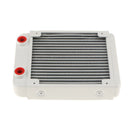 120mm Computer Laptop PC Water Cooling Radiator 120mm Fans G 1/4" 18 Pipes