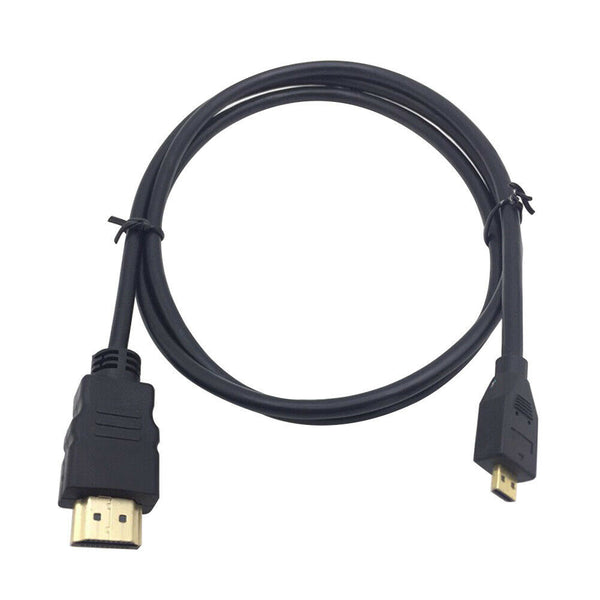 1m Black 4K Video Adapter Home HDMI Cable Portable Stable HD For Raspberry Pi 4B