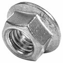 Diameter M10x1.5mm 304 Stainless Steel Serrated Hex Flange Nuts 12pcs G4Y7
