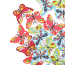 100 Mix Butterfly Sewing Buttons Wooden Craft Embellishment Scrapbook Button