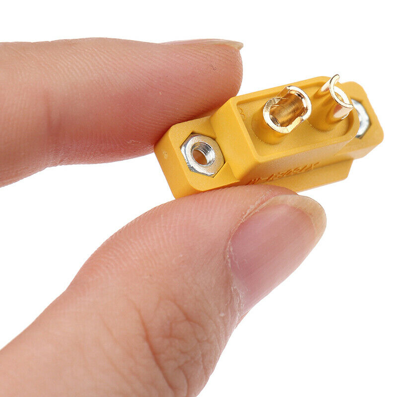 Mountable XT60 Male Plug Connector For Racing Models Fixed Board DIY Spare SEAU