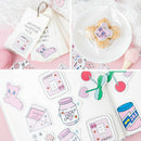 46pcs Pink Cute League DIY Diary Stickers Paper Labels Gifts Packaging Decor BX