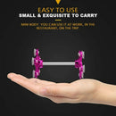 Magic Suction Cup Phone Stand Double-Sided Sucker Mobile Bracket (Rose Red) A
