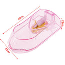 New Pink Pills Case Splitter Medicine Tablet Cutter Container Storage Box  JR