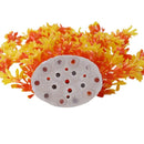 Aquarium Artificial Orange Lang Artificial Plant Decoration 50cm