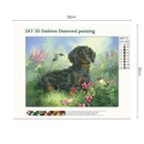 5D DIY Diamond Painting Dog Cross Stitch Embroidery Mosaic Kit Home Decor