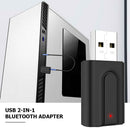 BT10 USB 2 in 1 Wireless Bluetooth Audio Transmitter Receiver AUX Adapter