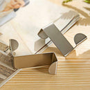 4pcs Stainless Steel Door Hook Z Type Kitchen Bathroom Hooks Clothes Holder