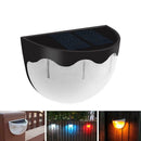 Waterproof 2 Mode 2 LED Solar Wall Lamp Fence Yard Light for Outdoor Decor