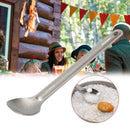 1pc Titanium Spoon Long Spoon Outdoor Camping Tableware useful Favor Favor N6W3