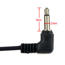 Straight Listen Only Transparent Flexible Acoustic Tube Earpiece 3.5mm Earp