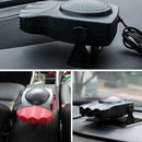 3Port 2in1 12V Portable Car Heater Fan Heater Defroster Demister