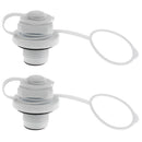 2x Air Valve Caps Screw For Fishing Boat Inflatable Kayak Canoe Pool Raft Airbed