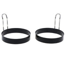 2Pcs Nonstick Fried Egg Mold with Handle Round Pancake Molds Eggs Frying MouldME