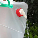 20L PVC Foldable Water Container Bags Outdoor Camping Water Carrier Bucket A