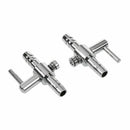 Aquarium Fish Tank Air Flow Control Lever Pump Single Way Valve, 4 Piece U4A2