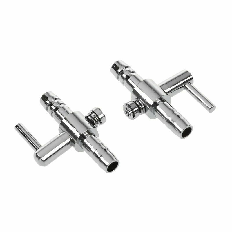 Aquarium Fish Tank Air Flow Control Lever Pump Single Way Valve, 4 Piece U4A2