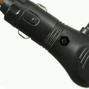 1x Black Car Accessories Lighter Socket Plug Charger Connector LED On/Off Switch