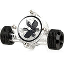 G1/4 Inch Flow Indicator,Clear Main Body,Black Blade,Matte Black Pc Compute Q5O3
