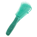 Salon Hair Curly Style Care Antistatic Barber Detangle Teasing Comb Green