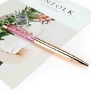 Novelty Rainbow Crystal Diamond Pen Ballpoint Pens Stationery Office Kit Sc V8V6