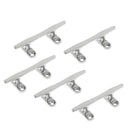 316 Marine Stainless Steel 4 in Boat Mooring Cleat Dock Deck Rope Cleat X5