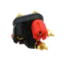 Dual Female Banana-Plug Terminal Binding Post for Speaker Amplifier Hot 1pcs