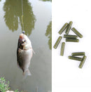 10Pcs Carp Baits Fishing Lures Tackle Hook Sleeves Rigs Silica Gel Tool 2.5cm
