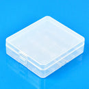 Clear Battery Case for 4 x 18650 Batteries Protective Travel Box Storage Holder