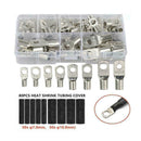 140X/Set Car Copper Ring Lug Terminal Heat Shrink Tubing Wire Connectors Ba C3P7