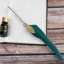 English Calligraphy Feather Dip Pen Writing Ink Set Stationery Gift Case