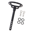 6cm Metal Steering Wheel for HSP HPI Redcat 1/10 RC Crawler Truck DIY Parts