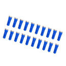 20x Blue T5 Wedge 5050 SMD LED Light For Dashboard Instrument Panel T5 17 18 27