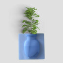 Diy Magic Wall Hang Vase Sticky Flower Bottle Rubber Silicone Floret Contai