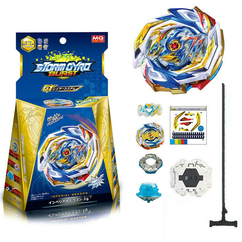 Beyblade burst B-154 DX booster Imperial Dragon .Ig'+ Launcher For Race Fighting