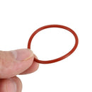 10 pcs 39x34x2.5mm Red Silicone O Ring Oil Seals G4I1