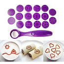 1 piece New Magic Spice Spoon Food Decorating Tools 16 Different Images Dec Y2G1