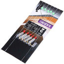 5pcs Transparent Fish Skin Barbed Sabiki Fishhooks Lure Fishing  Jig Hooks