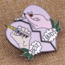 2Pcs/Set BEST BUDS Enamel Brooch Pins Friends Gift Badge Heart Pin BDAUA Gw