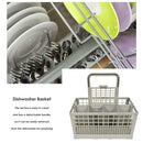 Universal Dishwasher Cutlery Basket High Capacity Plastic Gray Storage Box House
