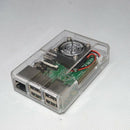 4X(Abs Protective Case Support Fan Installation For Raspberry Pi 2B/3B/3B+ V3R1)