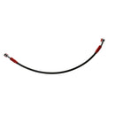 Replace 45cm/17.7" Length Stainless Steel Motorcycle Brake Oil Hose Black
