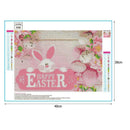 5D DIY Full Drill Diamond Painting Easter Rabbit Cross Stitch Embroidery