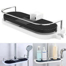 athroom Pole Shelf Shower Rack Bath Storage Holder Organizer Bathroom Supply